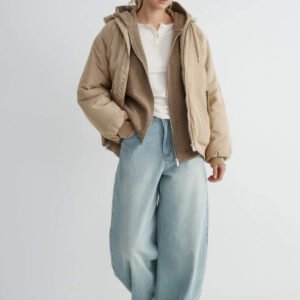 Basic insulated bomber jacket