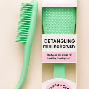 Gentle Detangling Hairbrush — Smooth, Pain-Free Knot Removal Green-42